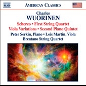 C.Wuorinen: Scherzo, First String Quartet, Viola Variations, Second Piano Quintet