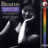 Brahms: Violin Sonatas 1, 2 & 3 / Wakabayashi, Sturrock