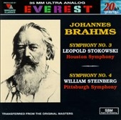Brahms: Symphonies no 3 & 4 / Stokowski, Steinberg