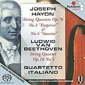 Haydn: String Quartets No.77 Op.76-3, No.78 Op.76-4; Beethoven: String Quartet No.5 Op.18-5