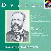 Dvorak: Symphonic Variations;  Suk: Symphony in E / Atlas