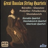 Great Russian String Quartets - Borodin, Glazunov, Prokofiev, Tchaikovsky, Shostakovich Great Russian String Quartets - Borodin, Glazunov, Prokofiev, Tchaikovsky, Shostakovich