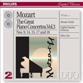 Mozart : Piano Concertos nos 9, 14, 15, 17, 18 / Uchida, Tate, ECO