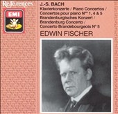Bach: Piano Concertos no 1, 4 & 5, etc / Edwin Fischer