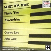 Cage: Music for Three;  Ives / Baertschi, Mumelter, Yang