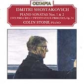 Shostakovich: Piano Sonatas nos 1 & 2, etc / Colin Stone