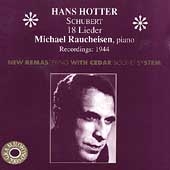 Schubert: 16 Lieder / Hans Hotter, Michael Raucheisen