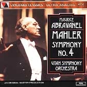 Mahler: Symphony no 4 / Abravanel, Davrath, Utah Symphony Mahler: Symphony no 4 / Abravanel, Davrath, Utah Symphony