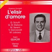 Donizetti : L'Elisir d'Amore (6/6/1965) / Argeo Quadri(cond), Vienna State Opera Orchestra & Chorus, etc