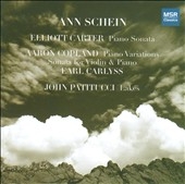 E.Carter: Piano Sonata; Copland: Piano Variations; Patitucci: Lakes, etc / Ann Schein, Earl Carlyss