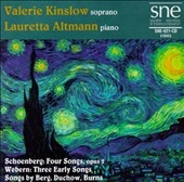 Schoenberg: Four Songs; Webern, Berg, etc / Kinslow, Altman