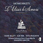 Donizetti: L'Elisir d'Amore / Gavazzeni, Valletti, et al Donizetti: L'Elisir d'Amore / Gavazzeni, Valletti, et al