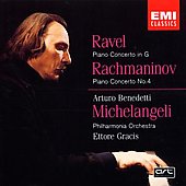 Rachmaninov: Piano Concerto no 4;  Ravel / Michelangeli