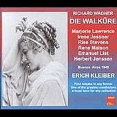 Wagner: Die Walkuere / Kleiber, Lawrence, Jessner, et al