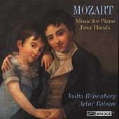 Mozart: Music for Piano, Four Hands / Reisenberg, Balsam