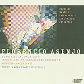 F.Asenjo: Sinfonia Concertante, A Thousand and One Nights - Impressions, etc / Jiri Kundl, Kirk Trevor, Martinu PO
