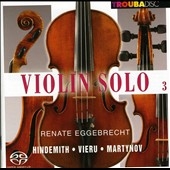 Violin Solo Vol 3 - Hindemith, A.Vieru, V.Martynov