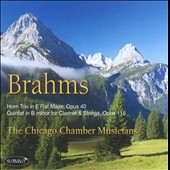 シカゴ・チェンバー・ミュージシャンズ/Brahms： Horn Trio Op.40, Quintet for Clarinet & Strings Op.115[DCD541]