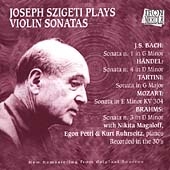 Joseph Szigeti Plays Violin Sonatas