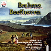 Brahms: Double Concerto;  Beethoven / Verrot, Poulet, et al