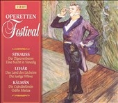 Operetten Festival - J. Strauss II, Lehar, Kalman / Marzendorfer, Marszalek, etc Operetten Festival - J. Strauss II, Lehar, Kalman / Marzendorfer, Marszalek, etc