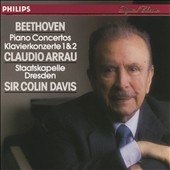 Beethoven: Piano Concertos 1 & 2 / Arrau, Davis