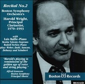Live Recital no 2 / Harold Wright, Luis Batlle, et al