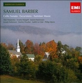 Barber: Cello Sonata Op.6, Canzone Op.38a, Excursions Op.20, Nocturne Op.33, Summer Music Op.31, etc