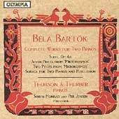 Bartok: Complete Works for Two Pianos / Thorson, Thurber
