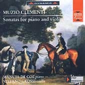 Clementi: Sonatas for Violin and Piano / De Col, Grossi