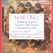 Martinu: Sinfonietta Giocosa, etc / Vasary, Bournemouth Sinf