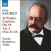 Emile Sauret: 24 Etudes Caprices, Op. 64, Vol. 2 (Nos. 8-13)