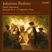 ӥ󎥥ƥƥ/Brahms Haydn Variations Op.56a, Serenade No.1, Hungarian Dance No.1, No.3, No.10[TUDOR7183]