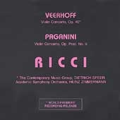 Paganini: Violin Concerto no 6;  Veerhoff: Violin Concerto