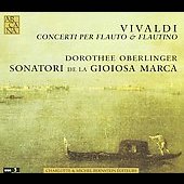 VIVALDI :CONCERTOS POUR FLUTE & FLUTE PICCOLO:LA PASTORELLA RV.95/PICCOLO CONCERTO RV.444/ETC:D.OBERLINGER(bfl)/SONATORI DE LA GIOIOSA MARCA VIVALDI :CONCERTOS POUR FLUTE & FLUTE PICCOLO:LA PASTORELLA RV.95/PICCOLO CONCERTO RV.444/ETC:D.OBERLINGER(bfl)/SONATORI DE LA GIOIOSA MARCA