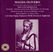 Magda Olivero - Early Recording Sessions 1938-1940