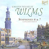 J.W.Wilms: Symphonies No.6 Op.58, No.7 / Werner Ehrhardt, Concerto Koln J.W.Wilms: Symphonies No.6 Op.58, No.7 / Werner Ehrhardt, Concerto Koln