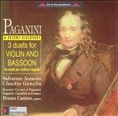 ACCARDO/GONELLA/CANINO/3 DUETSFOR VIOLIN AND BASSOON[CDS 184]