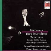 Eterna - Beethoven: The 9 Symphonies, Overtures /Konwitschny