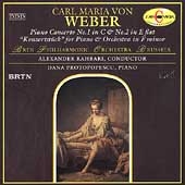 Weber: Piano Concertos 1 & 2, etc / Protopopescu, Rahbari