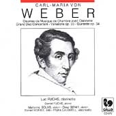 Weber: Grand Duo Concertante, Quintet, etc / Luc Fuchs Weber: Grand Duo Concertante, Quintet, etc / Luc Fuchs
