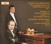 Beethoven: Complete Works for Pianoforte and Violin Vol 1