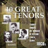 10 Great Tenors (10-CD Wallet Box)