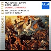 Lamentod'Arianna:Monteverdi/Costa/etc:Anthony Rooley(cond)/The Consort of Musiche