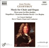 ˥/Geoffroy Music for Choir &Organ /Niquet, Concert Spirituel[8553637]