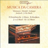 Musica da Camera - G.P.Telemann, Handel, Galuppi, J.G.Janitsch, J.C.Bach / Parnassus Ensemble Musica da Camera - G.P.Telemann, Handel, Galuppi, J.G.Janitsch, J.C.Bach / Parnassus Ensemble