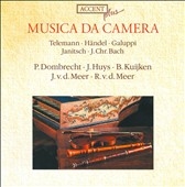 Musica da Camera - G.P.Telemann, Handel, Galuppi, J.G.Janitsch, J.C.Bach / Parnassus Ensemble
