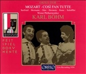 Festspieldokumente - Mozart: Cosi Fan Tutte / Karl Boehm Festspieldokumente - Mozart: Cosi Fan Tutte / Karl Boehm