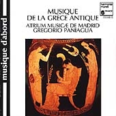Musique de la Grece Antique / Paniagua, Atrium Musicae