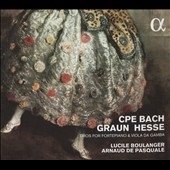 C.P.E. Bach, Graun, Hesse: Trios for Fortepiano & Viola da Gamba